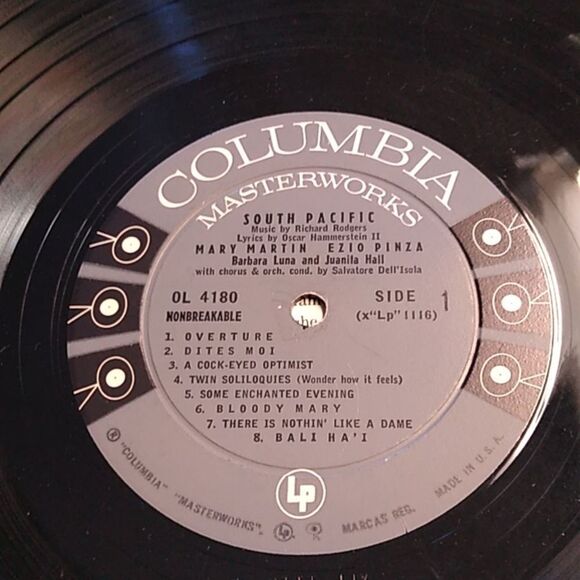 South Pacific Original Broadway Cast Vinyl - Picture 6 of 6